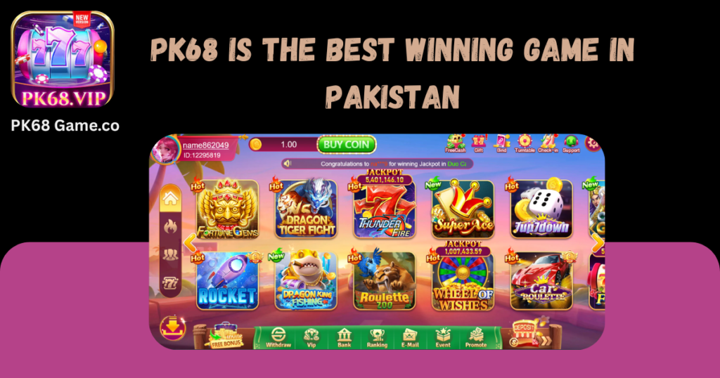 PK68 Game | Android Gaming Guide, Features & APK Information PK68 is the best winning game in pakistan.